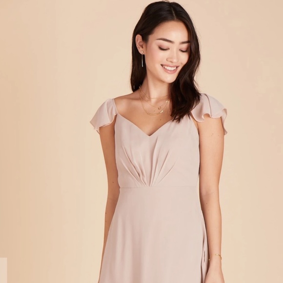 Birdie Grey Bridesmaid Dress (Kae) - Picture 1 of 10